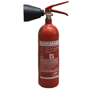 ESTINTORE PORTATILE A CO2 DA 2 KG